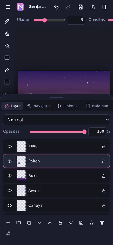 Panel layer