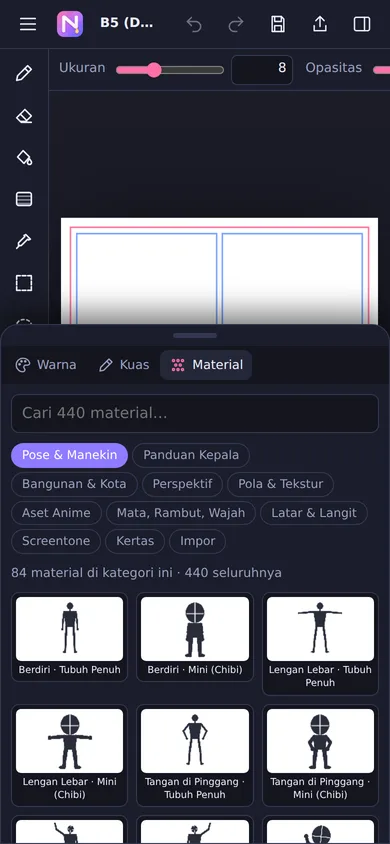 Galeri material