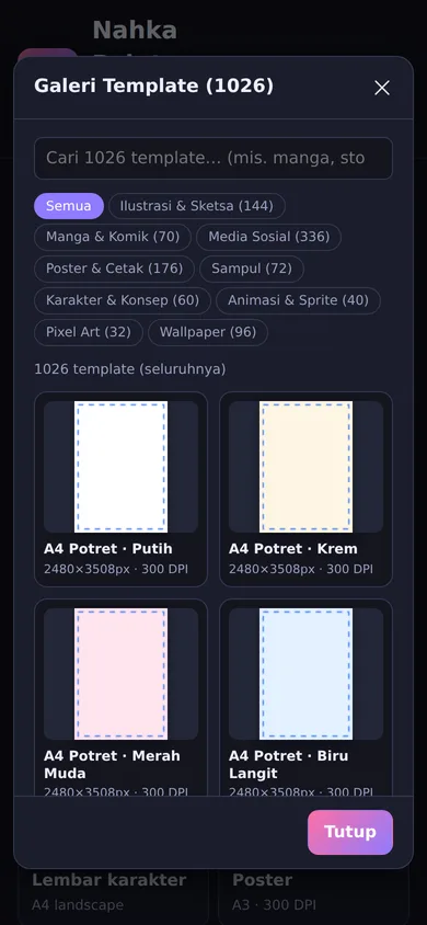 Galeri template